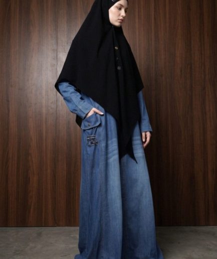 Rahila Dress Blue Denim